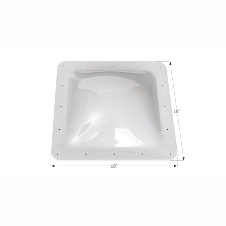 Icon 18 x 18 in. Skylight, White 1817
